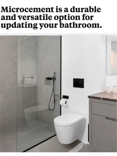 Microcement Baths
