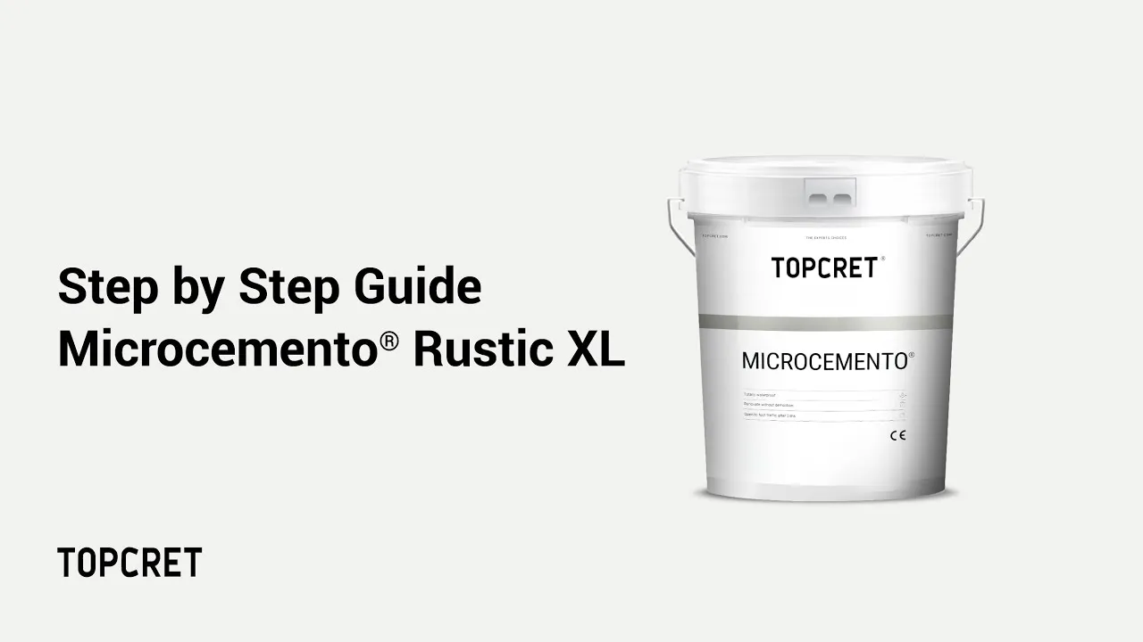 Video thumbnail: Step by Step Guide: Microcemento® Rustic XL