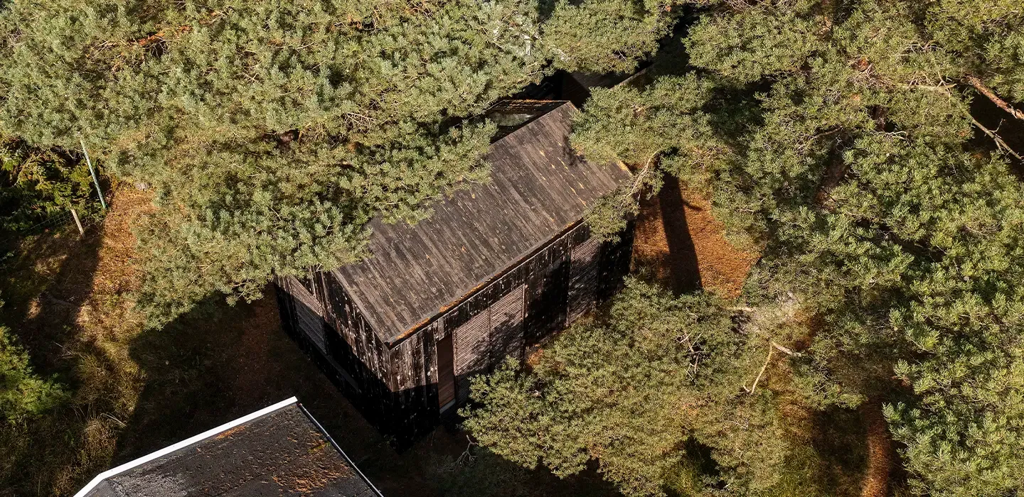 Burned Wood House