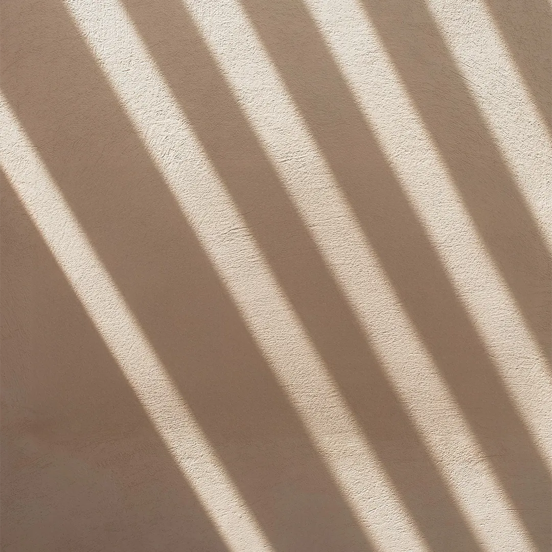 A close-up of the Clay® texture in raking light