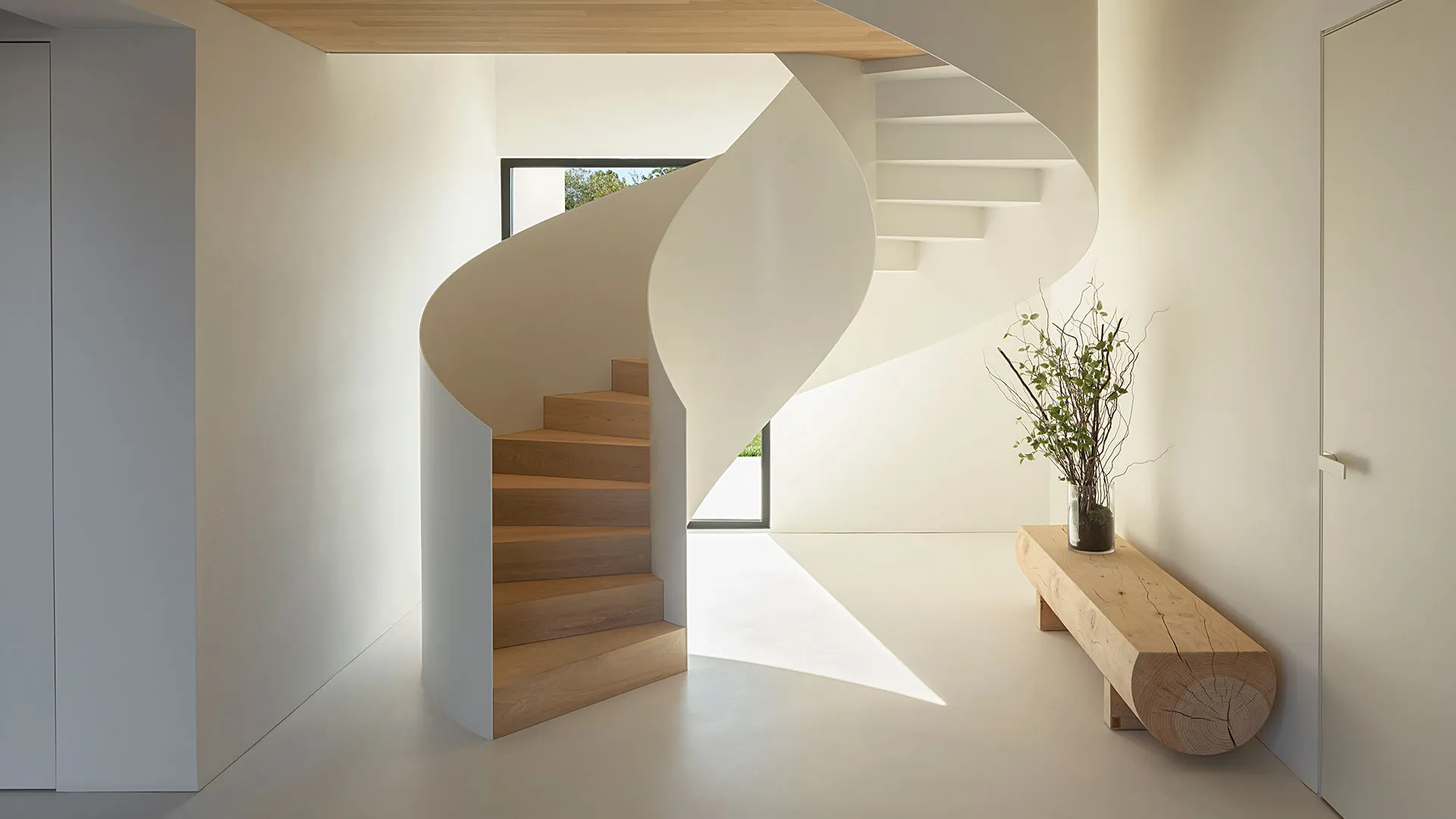 An interior finished in Topcret microcement