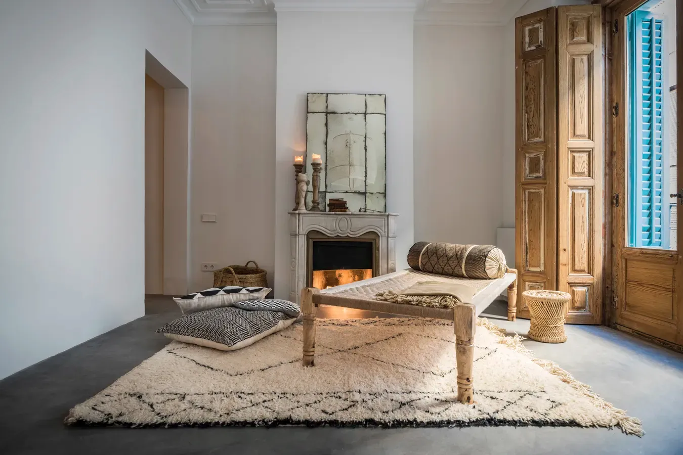 Application of Microcemento® on radiant floor heating
