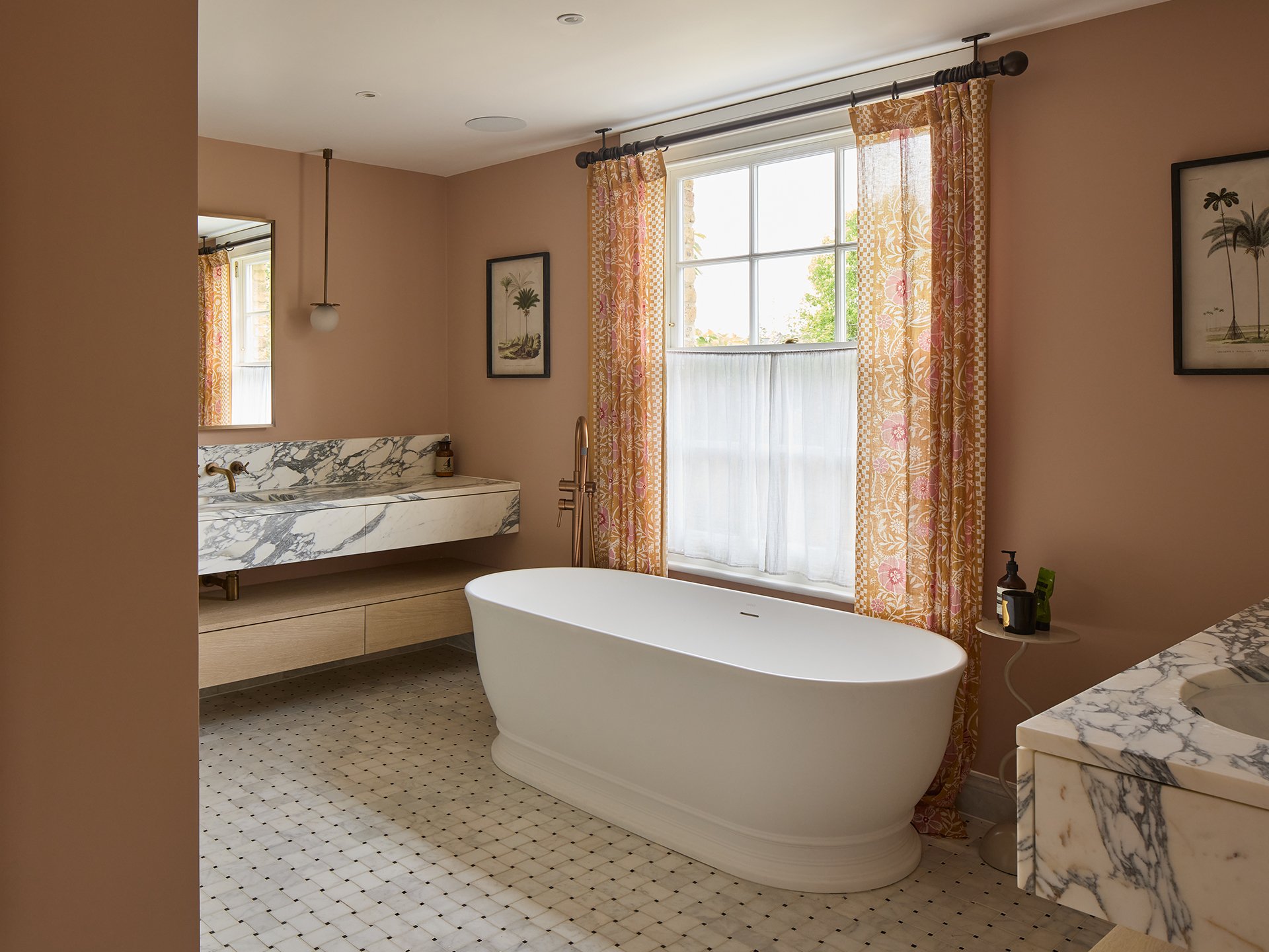 Bathroom floors & walls